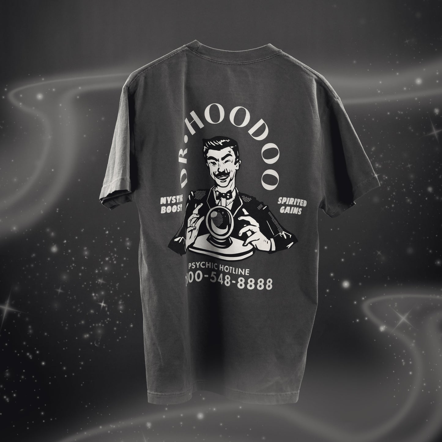 CAMISETA DE LA LÍNEA DIRECTA PSÍQUICA DEL DR. HOODOO®