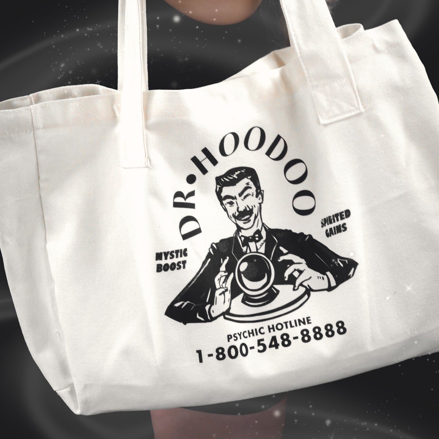 DR. HOODOO® LARGE CANVAS TOTE BAG