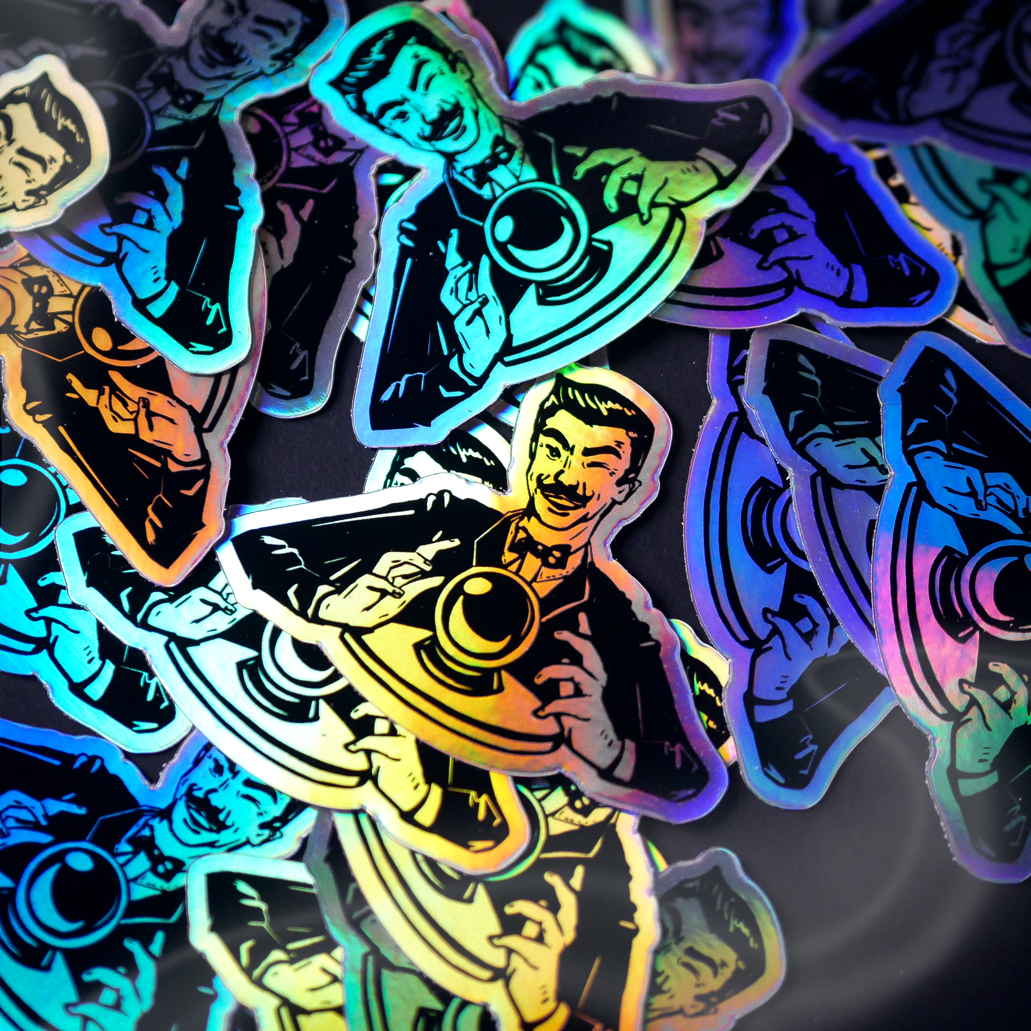 DR. HOODOO™ HOLOGRAPHIC STICKER